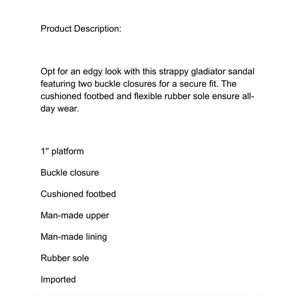 MIA Annie - Caged Gladiator Sandals - Picture 7 of 7